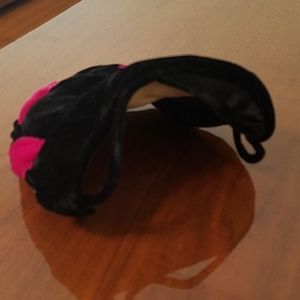 Ladies Vtg. Black & Purple Velvet hat - LOVELY!